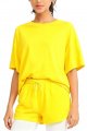 Bright Yellow Oversized T-Shirt and Matching Shorts Set